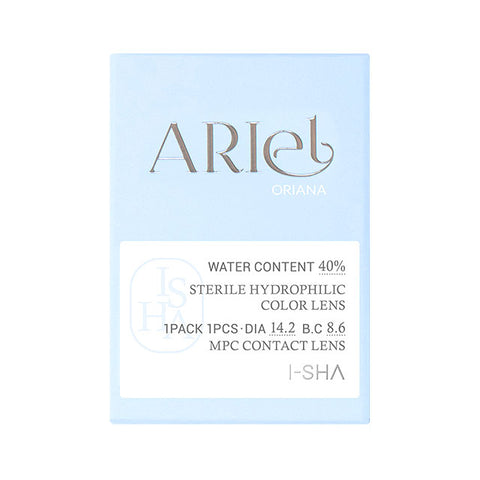 [Monthly] i-SHA Oriana Ariel Gray Colored Contact Lenses
