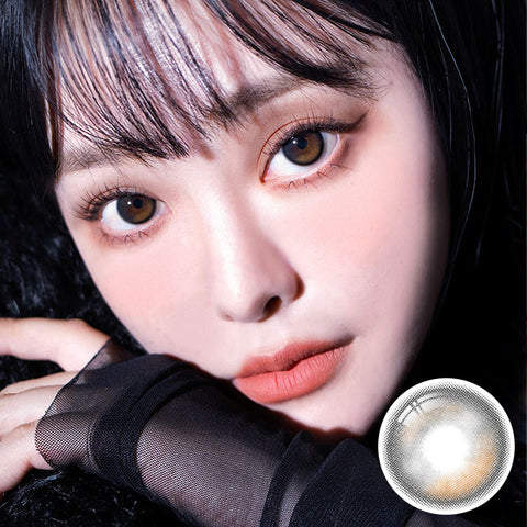 [Monthly] i-SHA Oriana Edge+ Gray Colored Contact Lenses