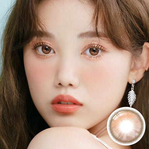 [1Day] i-SHA Oriana Shade Brown Colored Contact Lenses (10Lenses)