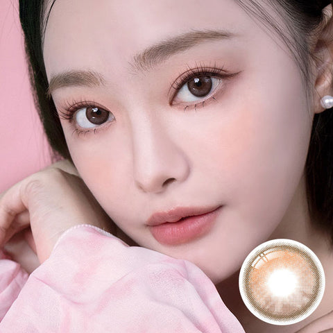 [1Day] i-SHA Oriana Shade Brown Colored Contact Lenses (10Lenses)