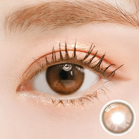 [1Day] i-SHA Oriana Shade Brown Colored Contact Lenses (10Lenses)