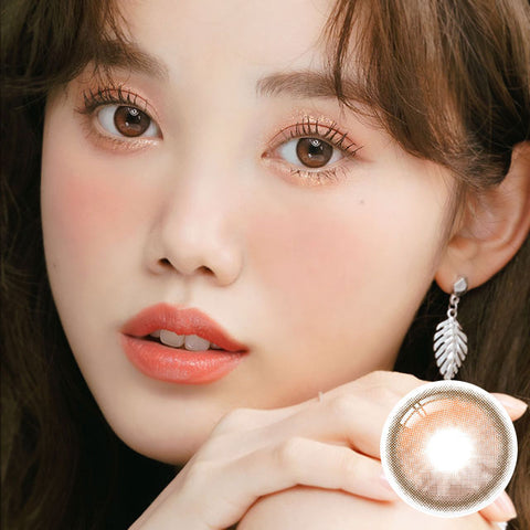 [1Day] i-SHA Oriana Shade Brown Colored Contact Lenses (10Lenses)