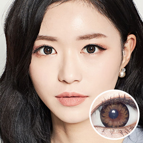 Pure Brown Colored Contact Lenses