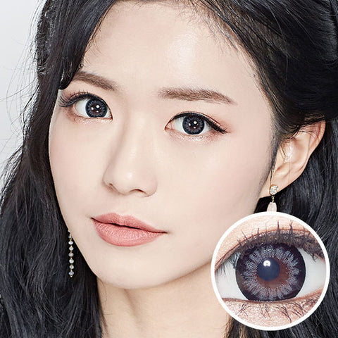 Pure Gray Colored Contact Lenses