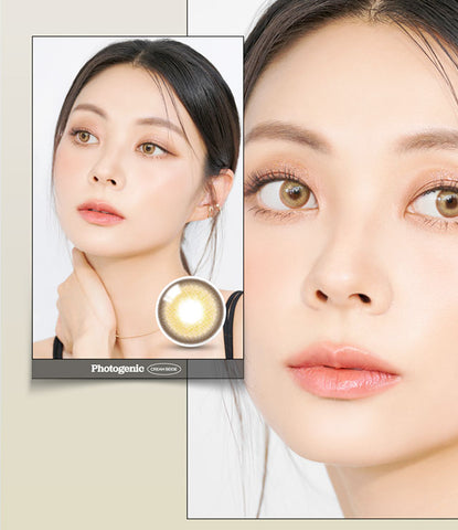 [1DAY] Photogenic Cream Beige Colored Contact Lenses (10Lenses)