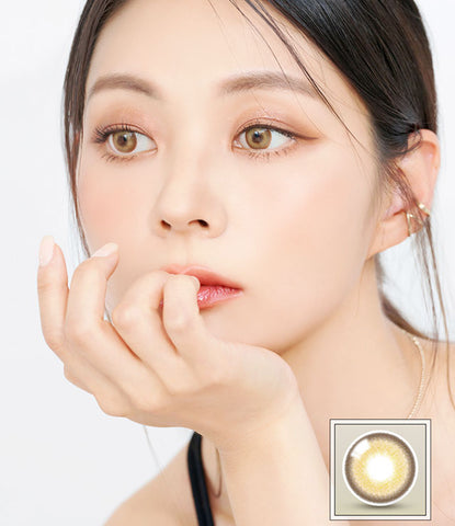 [1DAY] Photogenic Cream Beige Colored Contact Lenses (10Lenses)