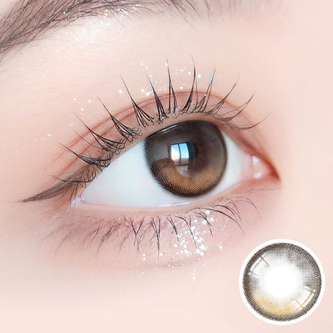 [1Day] Planet Space Brown Colored Contact Lenses