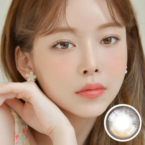 [Monthly] Planet Space Brown Colored Contact Lenses - Silicone Hydrogel