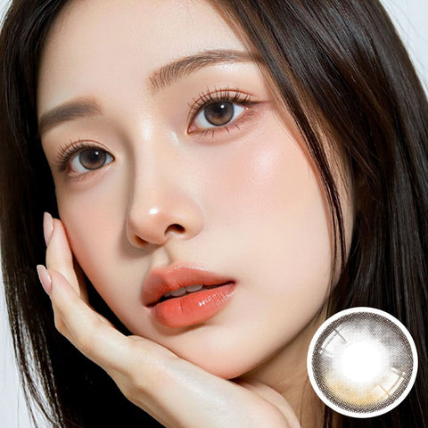 [Monthly] Planet Space Brown Colored Contact Lenses - Silicone Hydrogel