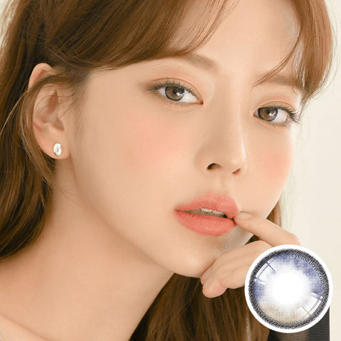[Monthly] Planet Space Gray Colored Contact Lenses - Silicone Hydrogel