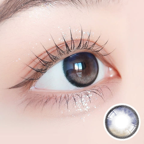 [Monthly] Planet Space Gray Colored Contact Lenses - Silicone Hydrogel