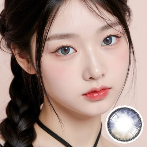 [1Day] Planet Space Gray Colored Contact Lenses