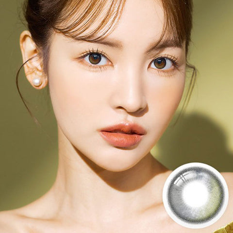 [Monthly] i-SHA Polaris Ursa Olive Colored Contact Lenses - Silicone hydrogel