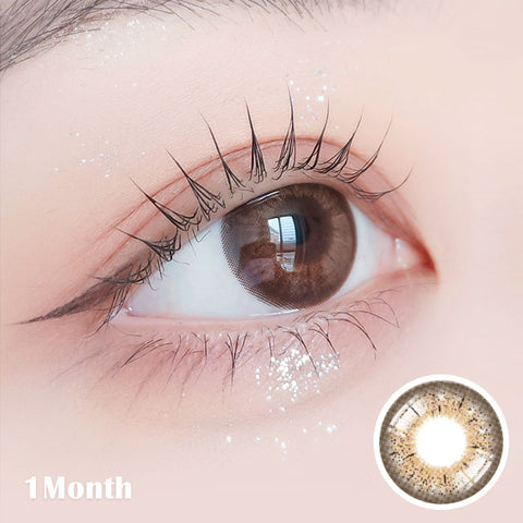 [Monthly] Puella Brown Colored Contact Lenses