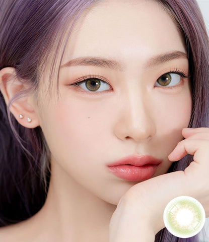 [Monthly] Real Khaki Green Colored Contact Lenses