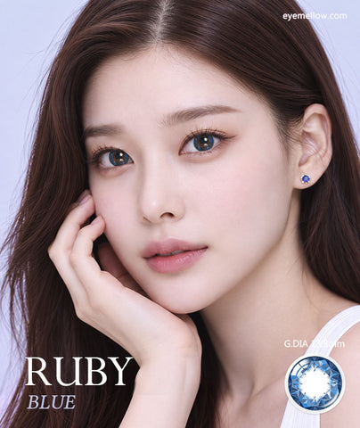 [Yearly] Ruby Blue (Toric) Colored Contact Lenses