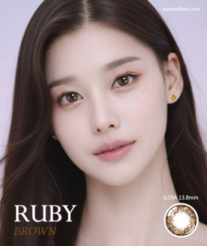 Ruby Brown Colored Contact Lenses
