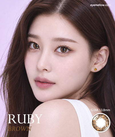 [Yearly] Ruby Brown (Toric) Colored Contact Lenses