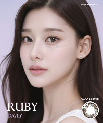 Ruby Gray Colored Contact Lenses