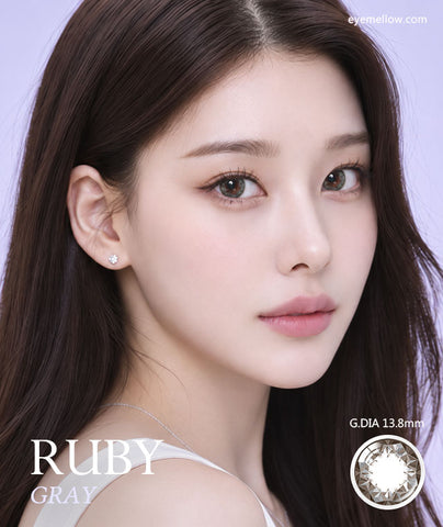 [Yearly] Ruby Gray (Toric) Colored Contact Lenses