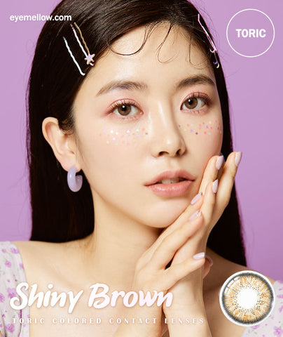 [Yearly] Shiny Brown (Toric) Colored Contact Lenses