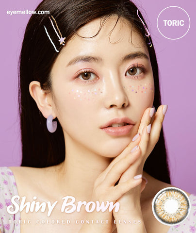 Shiny Brown (Toric) Colored Contact Lenses