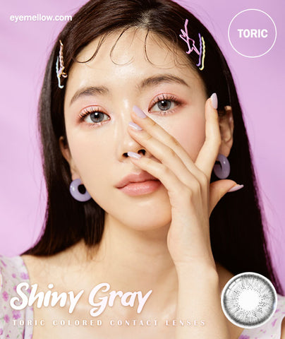 Shiny Gray (Toric) Colored Contact Lenses