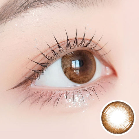 [Monthly] Snug Brown Colored Contact Lenses