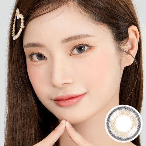 [Monthly] Stunning Gray Colored Contact Lenses - Silicone hydrogel