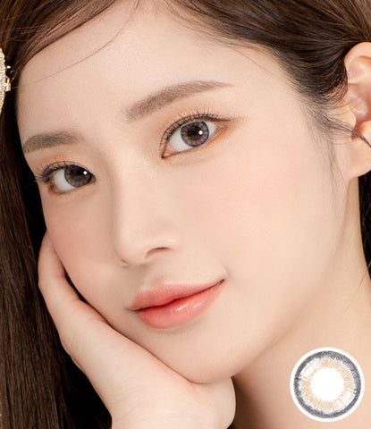 [Monthly] Stunning Gray Colored Contact Lenses - Silicone hydrogel