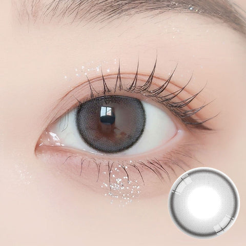 [6months] Velvety Gray (Toric) Colored Contact Lenses - Silicone Hydrogel