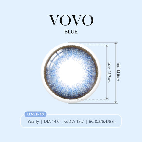 Vovo Blue Colored Contact Lenses