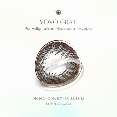 Vovo Gray (Toric) Colored Contact Lenses