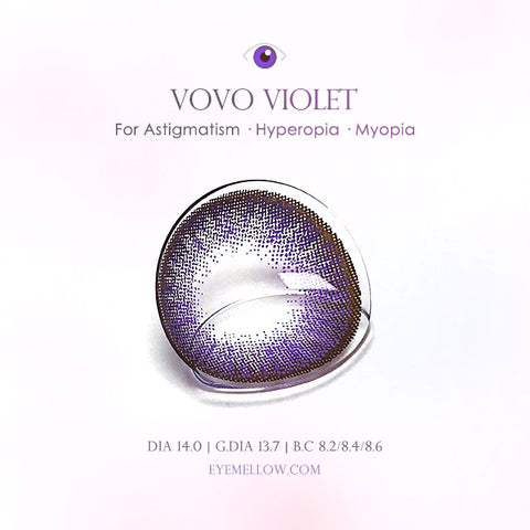 [Yearly] Vovo Violet (Toric) Colored Contact Lenses
