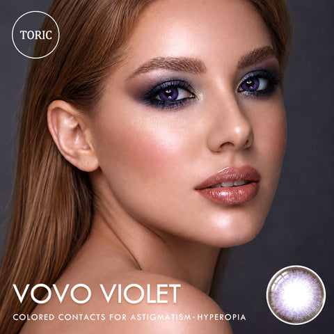 [Yearly] Vovo Violet (Toric) Colored Contact Lenses