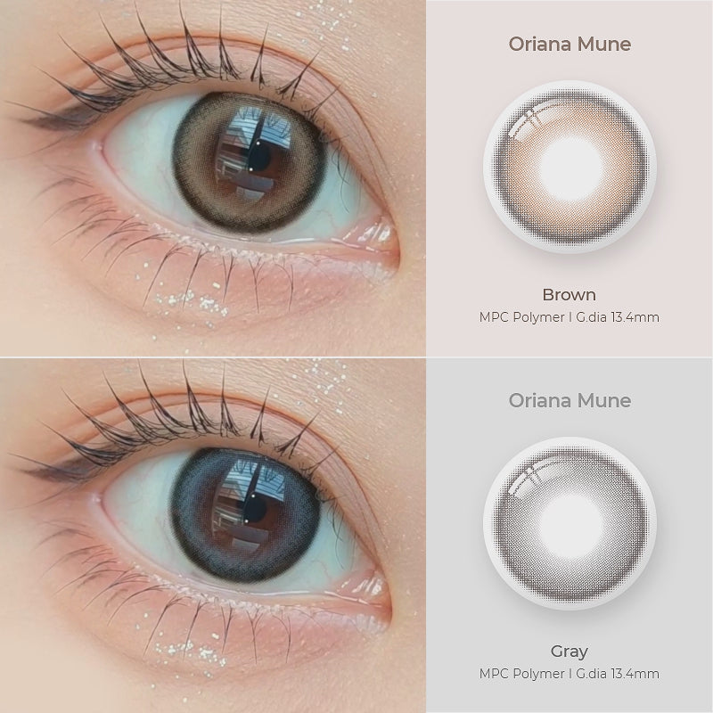 [Monthly] i-SHA Oriana Mune Brown Colored Contact Lenses