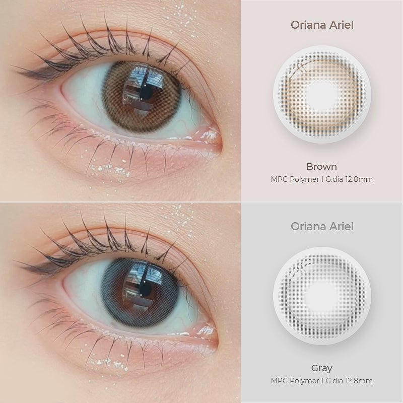 [Monthly] i-SHA Oriana Ariel Gray Colored Contact Lenses