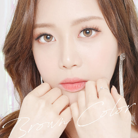 Best Korean Colored Contact Lenses - Heimish Hazel Brown Colored Contacts (1 Pair) Buy 1 Get 1 Free /  These 3-tone hazel-brown-black coloured ring circle lenses are recommended for dark brown eyes. The Black Limbal Ring and graphic diameter 13.3mm will enlarge your pupils a little more and change your eye color to bright and attractive.   / Prescription and non-prescription available, Cheapest Colored Contact Lenses. Buy Colored Contact Lenses Online - Graded Colored Contact Lenses - EyeMellow