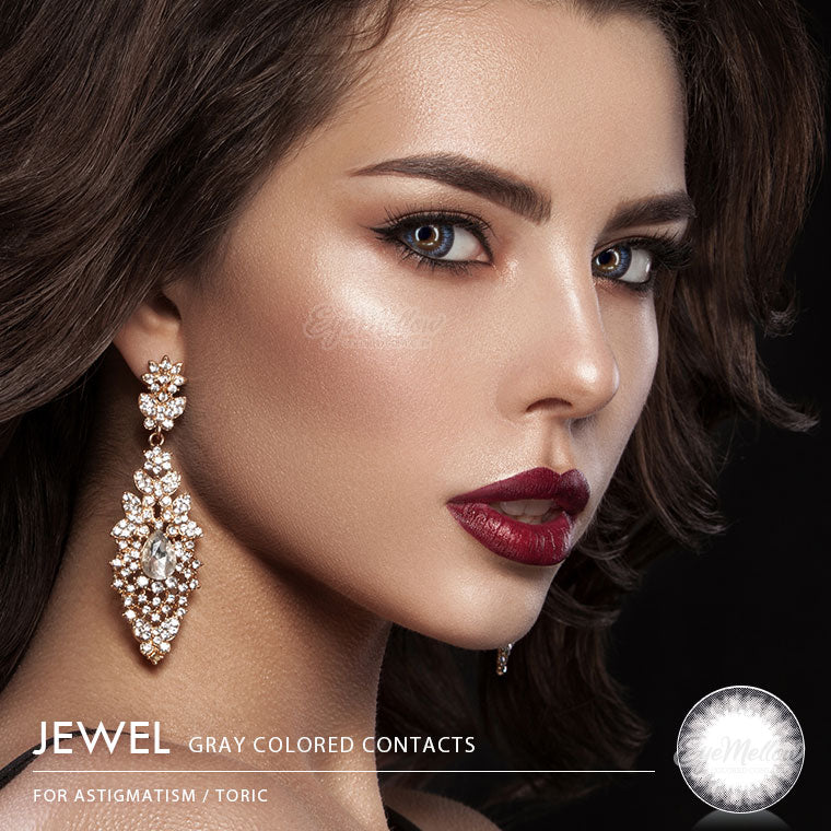 Jewel Gray Colored Contact Lenses – EyeMellow