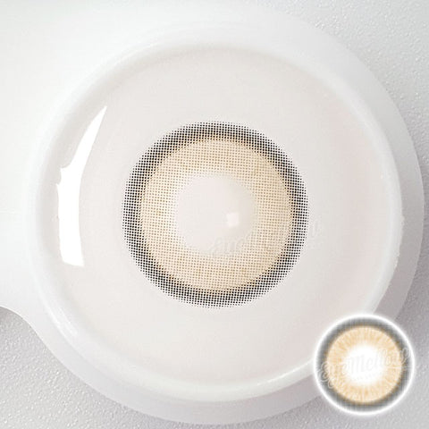 Best Korean Colored Contact Lenses - Karina Brown Colored Contacts (1 Pair) Buy 1 Get 1 Free /  These 3-tone hazel-brown-black coloured ring circle lenses are recommended for dark brown eyes. The Black Limbal Ring and graphic diameter 13.1mm will enlarge your pupils a little more and change your eye color to bright and attractive.   / Prescription and non-prescription available, Cheapest Colored Contact Lenses. Buy Colored Contact Lenses Online - Graded Colored Contact Lenses - EyeMellow