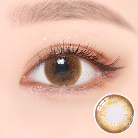 [Monthly] Lady Girl Brown Colored Contact Lenses