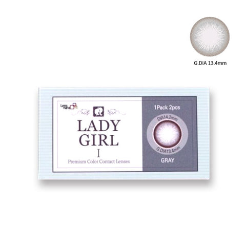 [Monthly] Lady Girl Gray Colored Contact Lenses