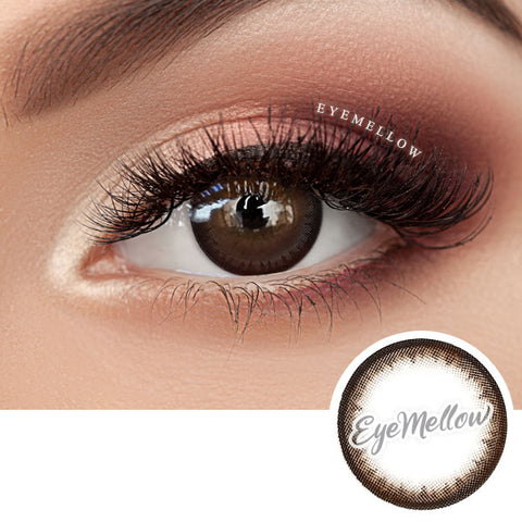 Moonlight Brown (Hyperopia) Colored Contact Lenses