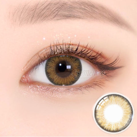 Neo Pastel Yellow Brown (Toric) Colored Contact Lenses