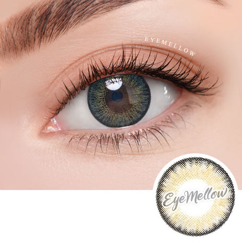 Neo Pastel Yellow Gray (Hyperopia) Colored Contact Lenses
