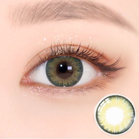 [Yearly] Neo Pastel Yellow Green (Hyperopia) Colored Contact Lenses