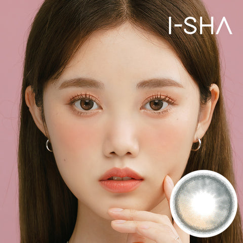 [Monthly] i-SHA Oriana Shade Gray Colored Contact Lenses