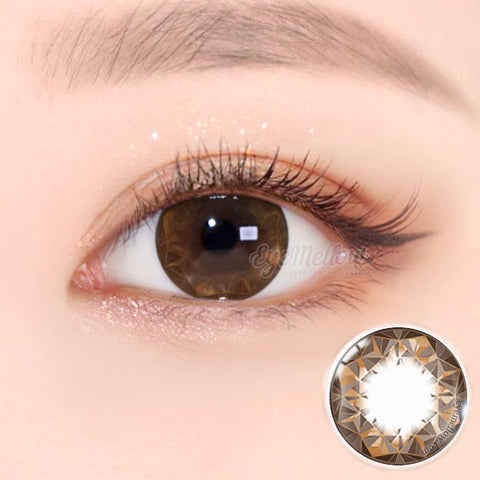 Ruby Brown (Hyperopia) Colored Contact Lenses