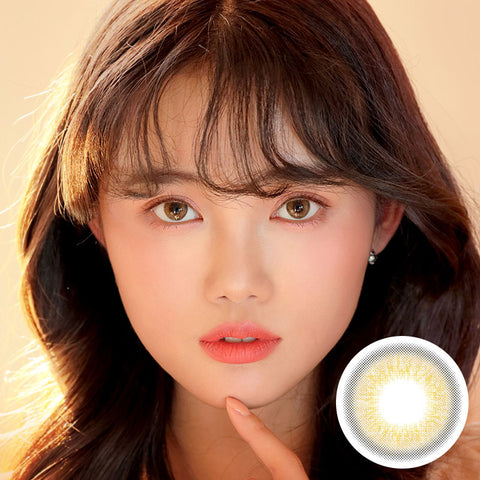 [Yearly] i-SHA Soela Eye Cotton Brown Colored Contacts