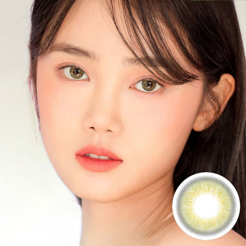 [Yearly] Soela Eye Haze Green Colored Contacts